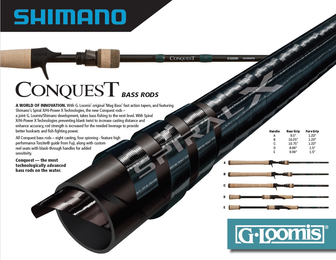G. Loomis Conquest Spinning Rods - LOTWSHQ