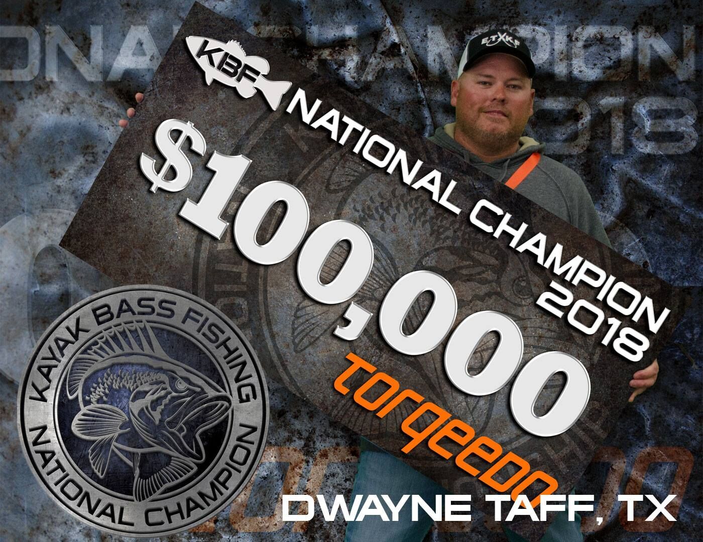 Taff Wins $100K in Kayak Bass Fishing Championship