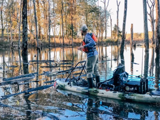 Blake Russell in his Jackson Mayfly. Photo credit: Ashley Russell Kayak Standability stability