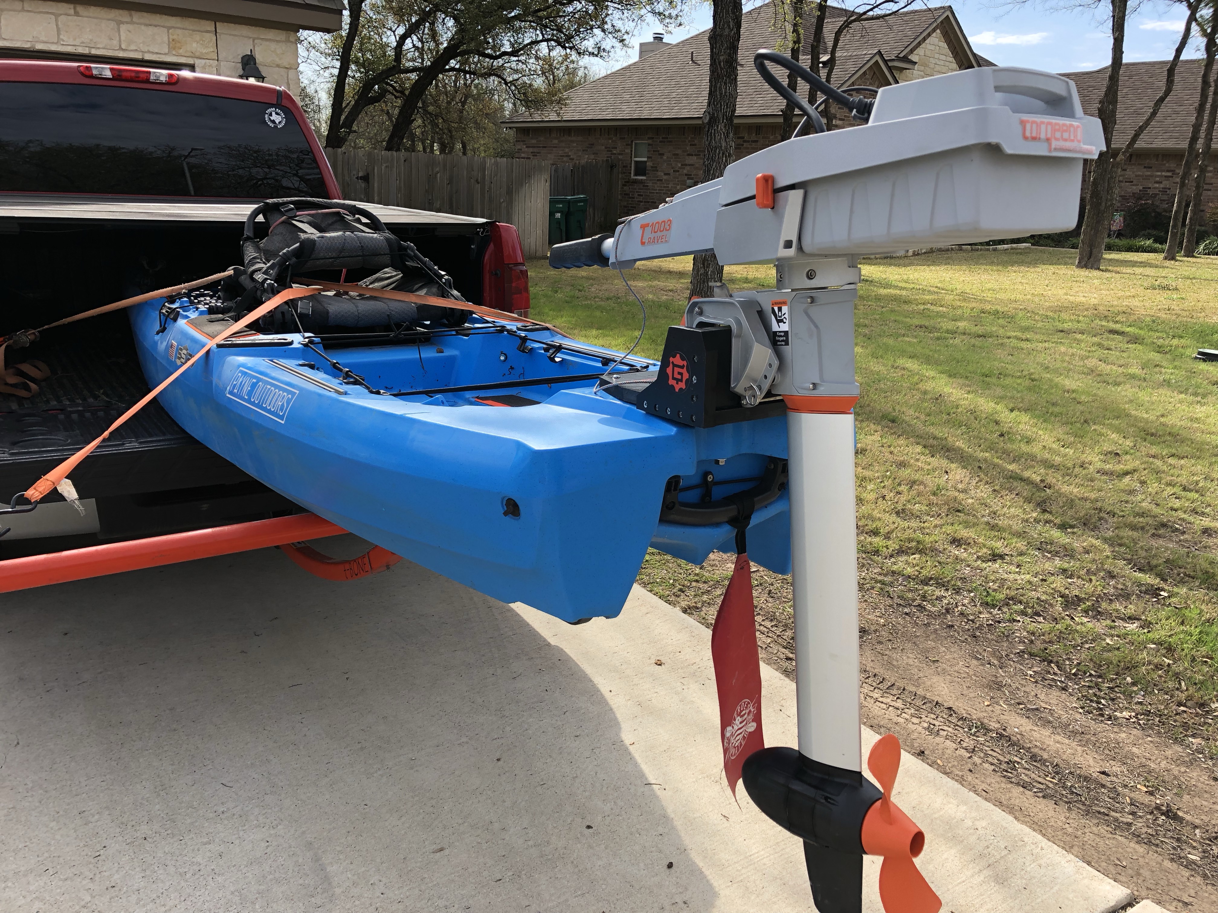 review: yakgadget motor mount for kayaks - payne outdoors