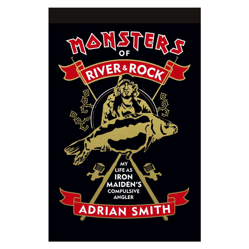 Iron Maiden Adrian Smith Fishing Book Monsters of Rivers and Rock
