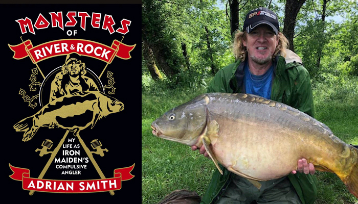 Iron Maiden Adrian Smith Fishing Book Monsters of Rivers and Rock