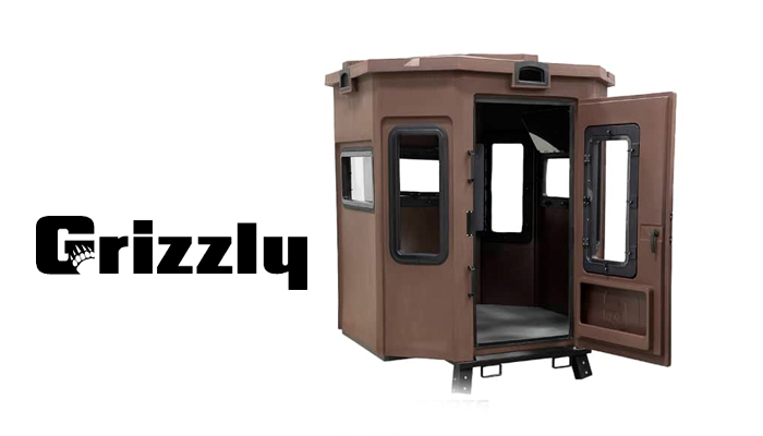 Grizzly Box Blind Defends Against Elements, Conditions and Instincts