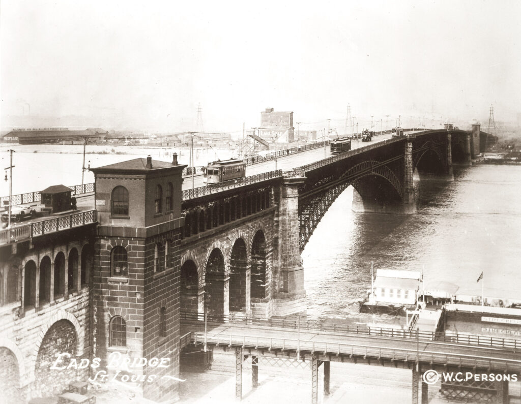 The historic Eads Bridge in St. Louis Missouri will be reaching its 150th anniversary on July 4th after being built in 1874.