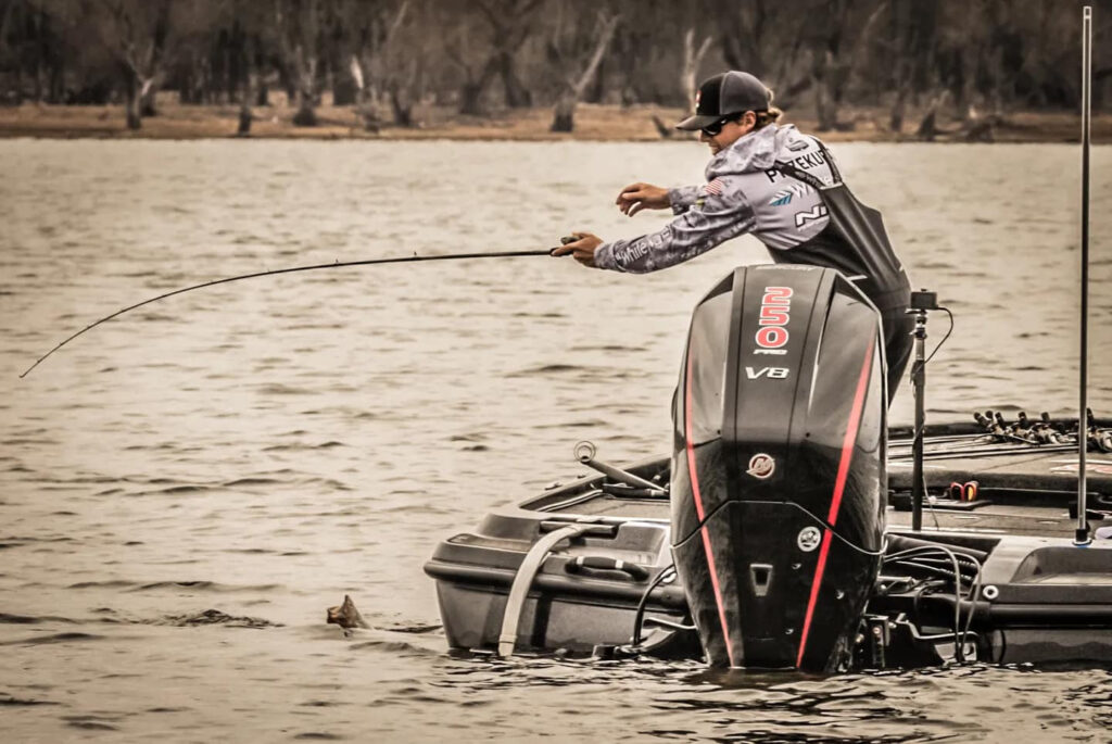Whitewater Fishing Pro, Jay Przekurat, shares brown bass wisdom that’ll work right now and help you reach smallmouth bass Post-Spawn