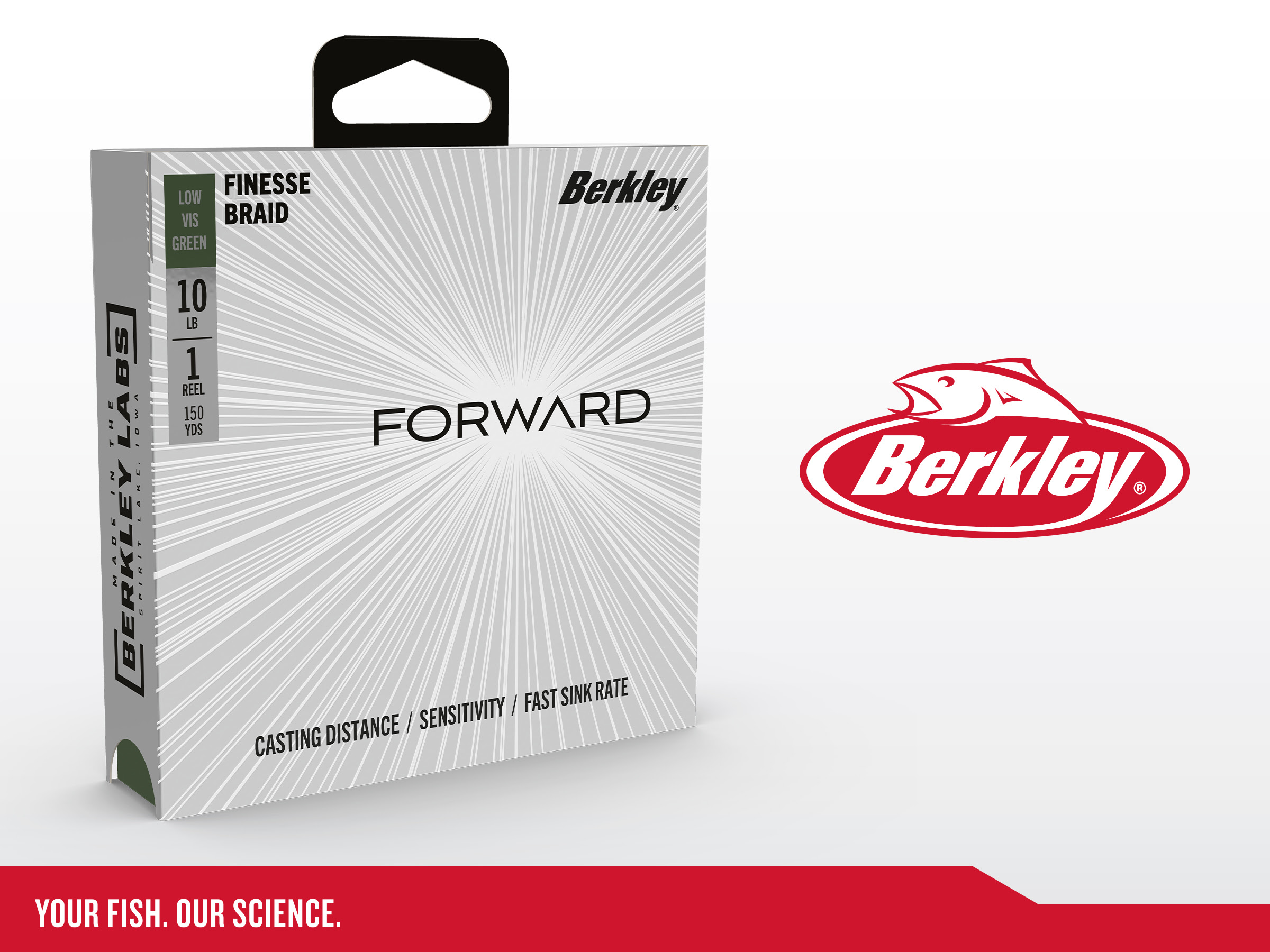 ICAST 2024 : NEW Berkley FORWARD Braid. Line for Forward Facing Sonar.